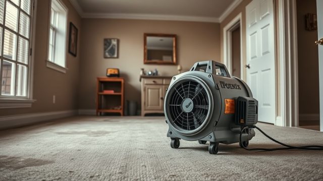 Best Placement for Phoenix R200 Max Air Movers to Speed Up Drying